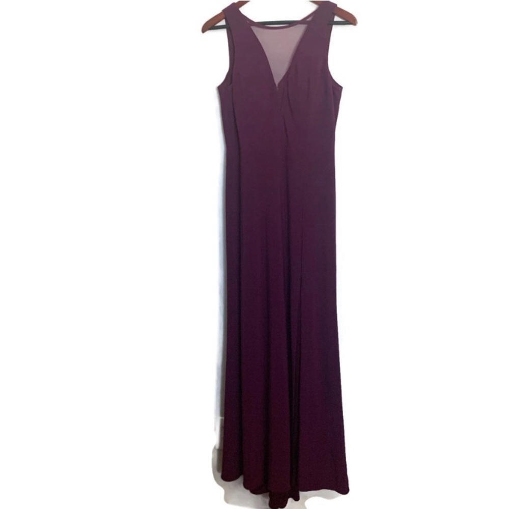 NWT NightWay Illusion Inset A Line Gown